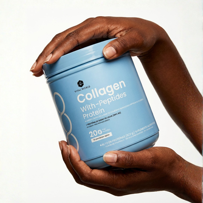 Collagen With-Peptides Protein — Colágeno + Proteína en un solo tarro